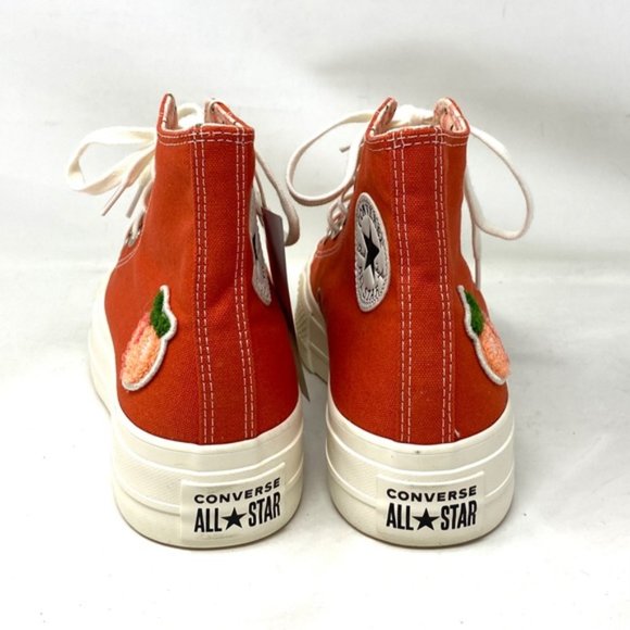 Converse Chuck Taylor Lift Platform Mantra Orange Women's Shoes Canvas A03175C - Picture 9 of 11